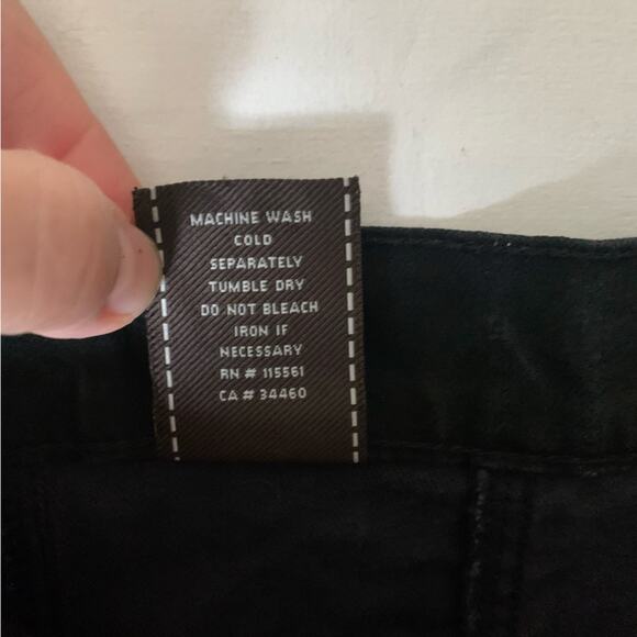 7 For All Mankind women's size 30 Black Flare Denim Jeans - Picture 8 of 13